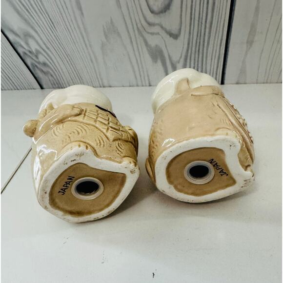 VTG Enesco 1982 Japan Cat Set - Salt & Pepper Shakers, Toothpick, Creamer/Sugar - Picture 4 of 8